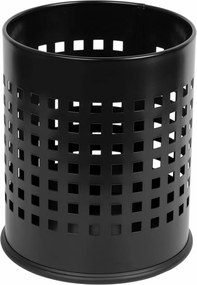 Alda Odpadkový kôš Officer dierovaný 7 l, čierna, 7 l