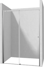 Deante Kerria Plus, posuvné sprchové dvere do otvoru 180x200 cm, 6mm číre sklo, chrómový profil, DEA-KTSP018P