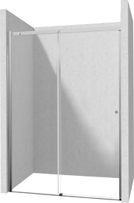 Deante Kerria Plus, posuvné sprchové dvere do otvoru 180x200 cm, 6mm číre sklo, chrómový profil, DEA-KTSP018P