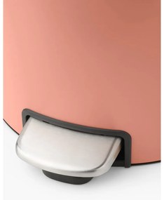 Nášľapný oceľový odpadkový kôš v lososovej farbe 30 l NewIcon – Brabantia