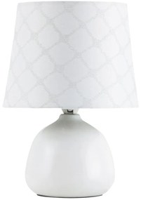 Rabalux 4379 - Stolná lampa ELLIE E14/40W biela