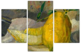 Obraz - French 19th Century, Melon and Lemon, reprodukcia (90x60 cm)