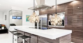 Stropné svietidlo TooLight Loft Crystal I zlaté