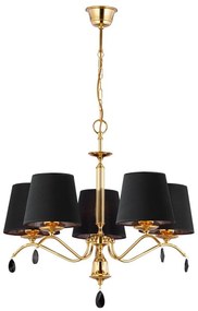 Jupiter 1795 - EG5 - Luster na reťazi EDIGA 5xE27/60W/230V