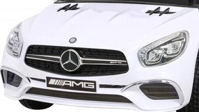 Ramiz Mercedes Benz AMG SL65 S elektrický pre deti Biely + diaľkové ovládanie