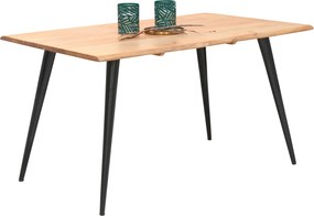 XXXLutz JEDÁLENSKÝ STÔL, akácia, čierna, farba akácie, 140/76/90 cm Carryhome - Stoly - 001630002504