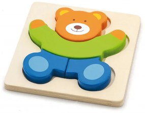 Prvé detské puzzle Viga 50169 medvedík