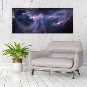 Obraz - Vesmírna hmlovina (120x50 cm)