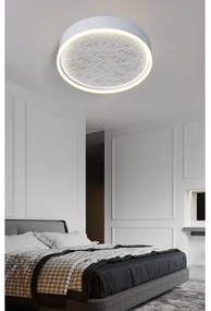 Wofi 9002-103M - LED Stmievateľné stropné svietidlo BORDEAUX LED/37W/230V strieborná