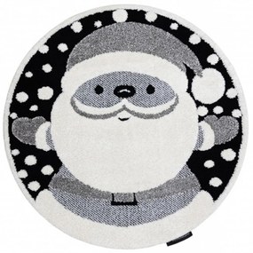 Kusový koberec Santa krémový kruh 160cm