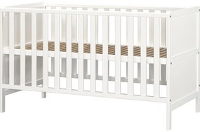 Biela postieľka z masívneho dreva 70x140 cm Alkmaar – Germania