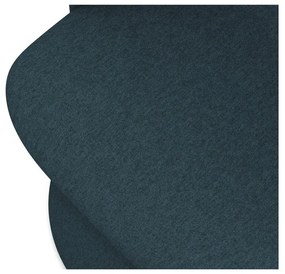 Čalúnené jedálenské kreslo v petrolejovej farbe Kalo – Makamii