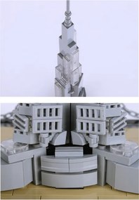 Stavebnica WANGE Burj Khalifa Dubaj - 555 dielikov