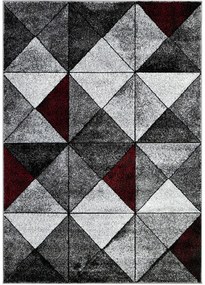 Kusový koberec Alora A1045 Red, 80x150, šedá, kancelária, Ayyildiz