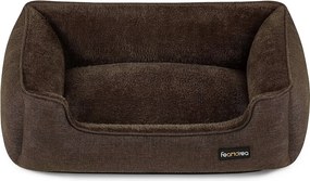 Pelech pre psa so snímateľným poťahom, pohovka pre psa, 90 cm, hnedý