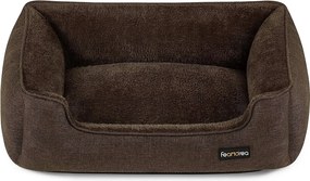 Pelech pre psa so snímateľným poťahom, pohovka pre psa, 90 cm, hnedý