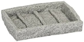 Wenko Granite mydlovnička stojace sivá 20439100