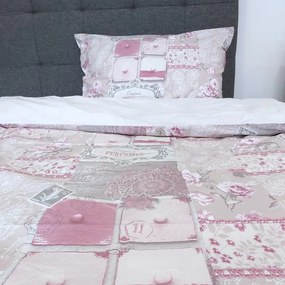 Gipetex Natural Dream Talianská obliečka 100% bavlna Chic Rosa - 140x200 / 70x90 cm