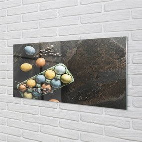 Obraz na akrylátovom skle Vajcia base 125x50 cm