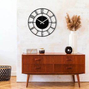 Nástenné hodiny Enzo 48 cm čierne