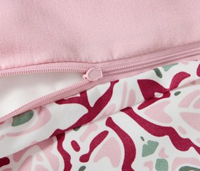 Posteľná bielizeň z mikrovlákna, ružová, štandardná veľkosť