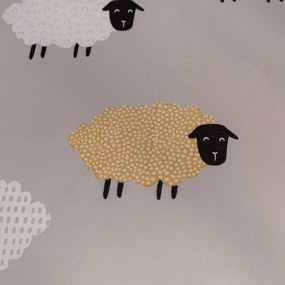 Obliečky z mikrovlákna SHEEP DREAM sivé Rozmer obliečky: 70 x 90 cm | 140 x 220 cm