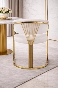 JEDÁLENSKÁ STOLIČKA ALAIN KRÉMOVÁ + ZLATÁ