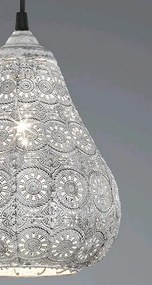 Stropná lampa Jasmin 303700161, šedá antik