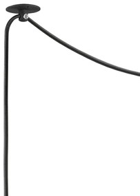 Luster na lanku INA 1xE27/42W/230V čierna