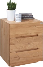 XXXLutz NOČNÝ STOLÍK, divoký dub, farba duba, 50/60/40 cm Valnatura - Spálňové sety - 002054000901