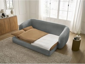 Tmavosivá ženilková rozkladacia pohovka 228 cm Neyo – Bobochic Paris