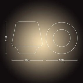 Philips 40801/30/P6 - LED Stmievateľná lampa Hue WELLNESS 1xE27/8,5W/230V + DO