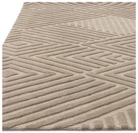 Svetlohnedý vlnený koberec 160x230 cm Hague – Asiatic Carpets