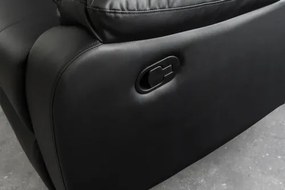 Sedacia súprava Relax 39474 Hollywood 2-sedenie Čierna - Komfort-nábytok