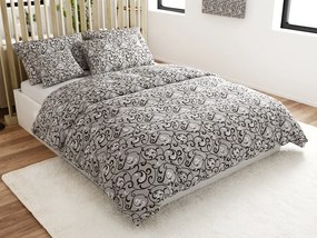 Polybavlnené obliečky ORIENT POLY sivé Rozmer obliečky: 2 ks 70 x 90 cm | 200 x 220 cm