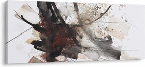 Obraz abstraktné maľby (120x50 cm)