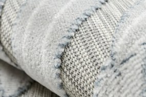 Koberec štrukturálny BOTANIC 65241 Listy - sivý
