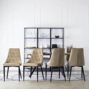 PROXIMA.store - Čalúnená jedálenská stolička CORK FARBA: béžová