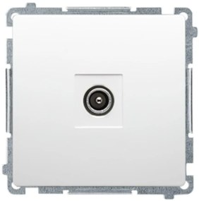 B BMAK3.01/11 Anténna zásuvka jednonásobná koncová biela