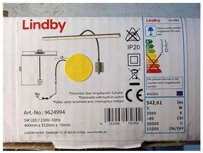 Lindby Lindby - LED Stmievateľná nástenná lampa NAVINA LED/5W/230V LW0818