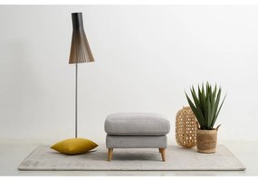 Svetlosivá menčestrová podnožka Paris – Scandic