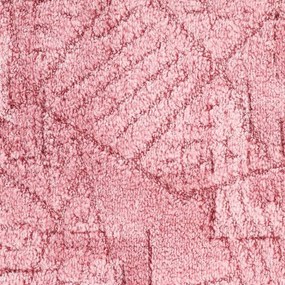 ITC, Koberec metráž Bossanova 62, na mieru, šíře 4m, ružová, filc, obývacia izba