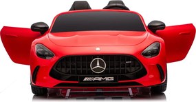 LEAN CARS Autobatéria Mercedes GT63 AMG DK-GT63 24V LCD červená
