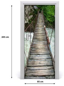 Fototapeta na dvere visiaci most 85x205 cm