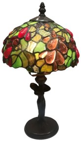 Tiffany stolná lampa 37*20 cm WINE