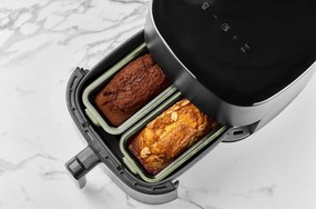 Sklenené formy do teplovzdušnej fritézy v sade 2 ks 20x9,5 cm – Lékué