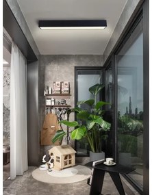 Immax NEO 07074-90-LED Stmievateľné stropné svietidlo CANTO 50W/230V čierna Tuya+DO