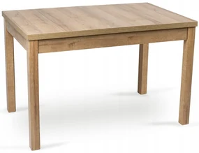 JAKS Rozkladací stôl Skubi 120-160 cm dub Riviera