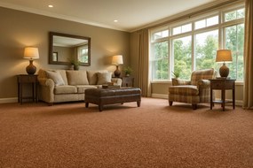 Condor Carpets, Metrážny koberec Prestige 496, na mieru, šíře 4m, oranžová, ab (mriežka), detská izba