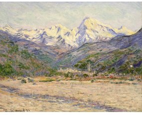 Obraz - reprodukcia 70x55 cm Valley of the Nervia, Claude Monet – Fedkolor